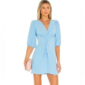 Amanda Uprichard Susannah dress — mini, sky blue